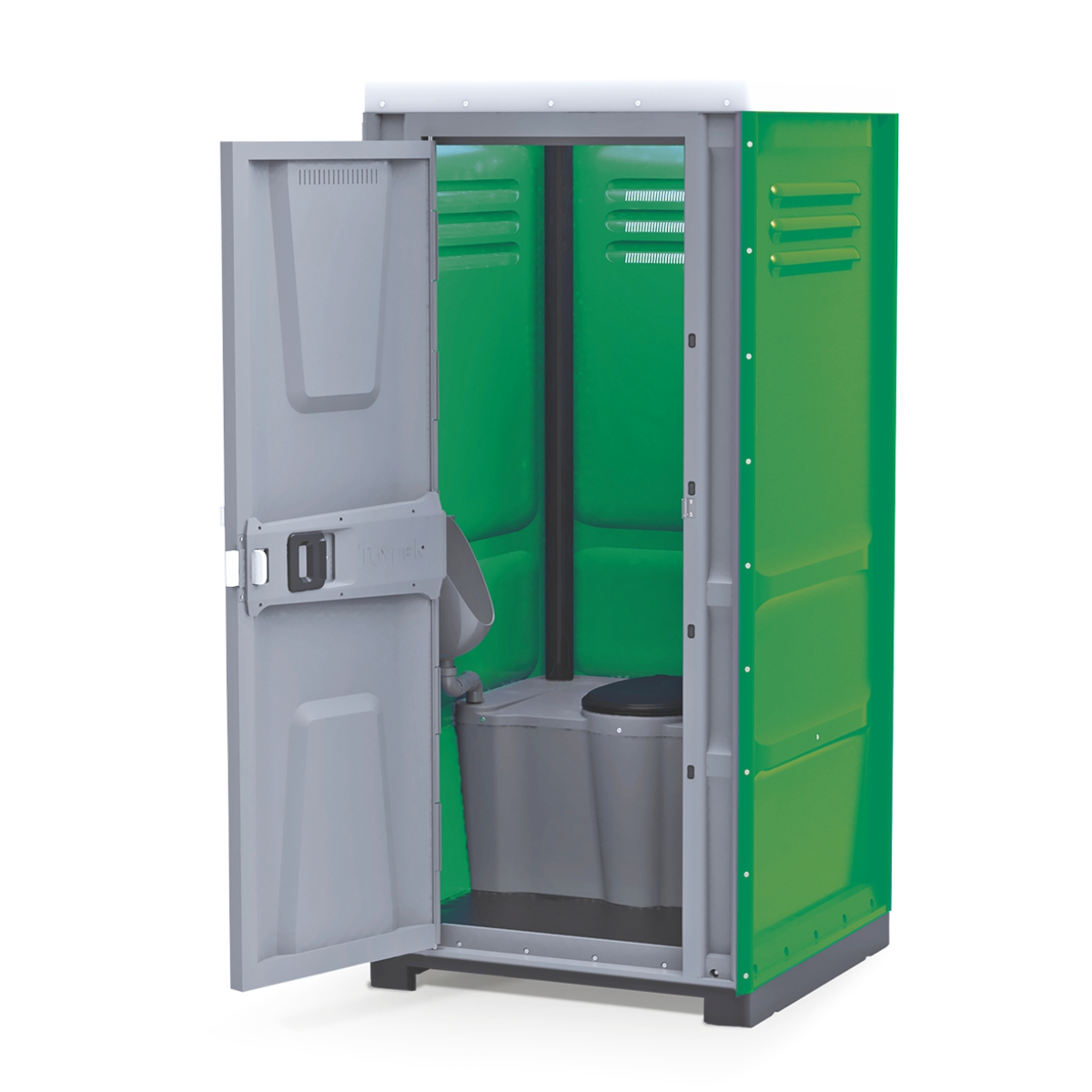 Toypek groen oud 2 Toiletcabines groen