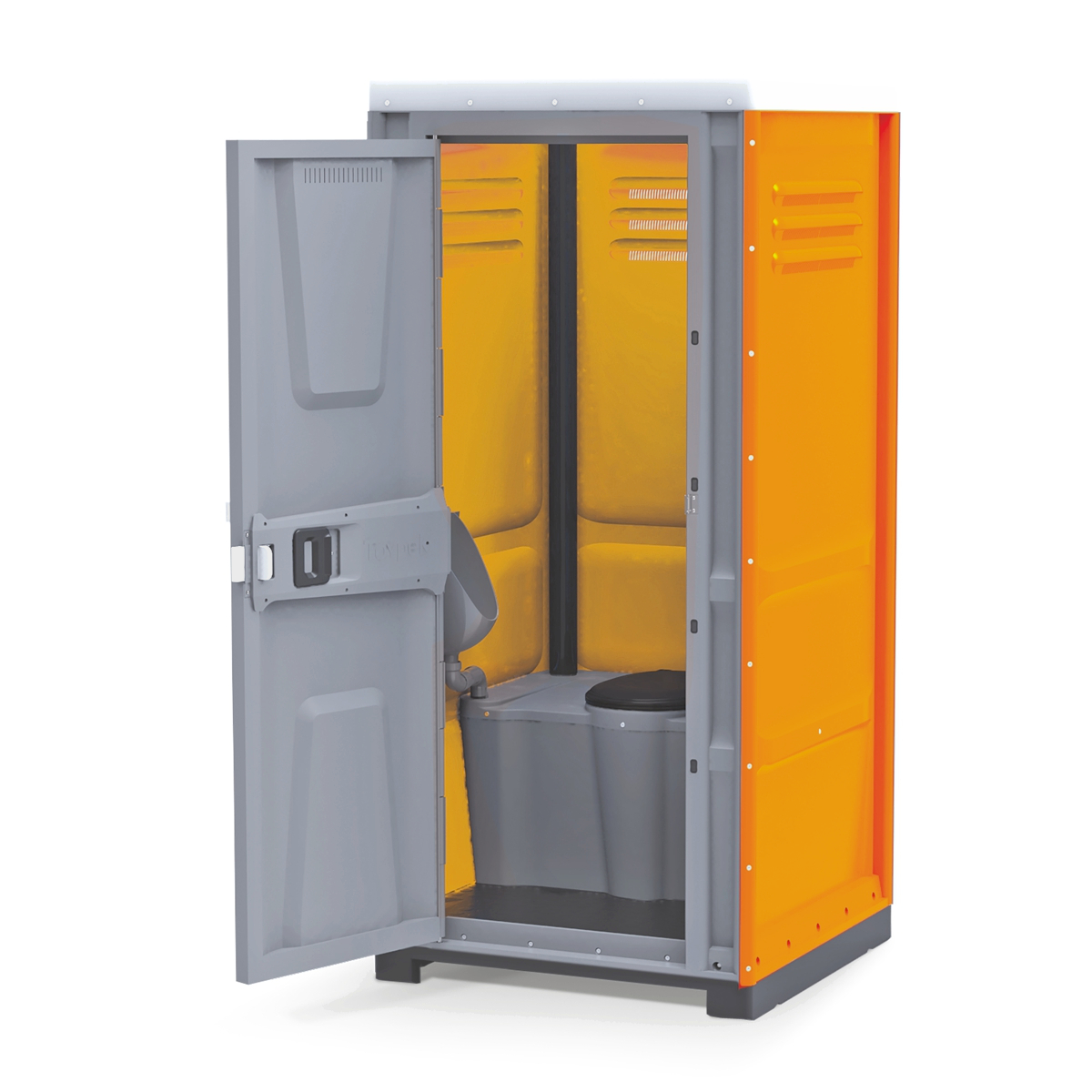 Toypek oranje oud 12 Open wc unit