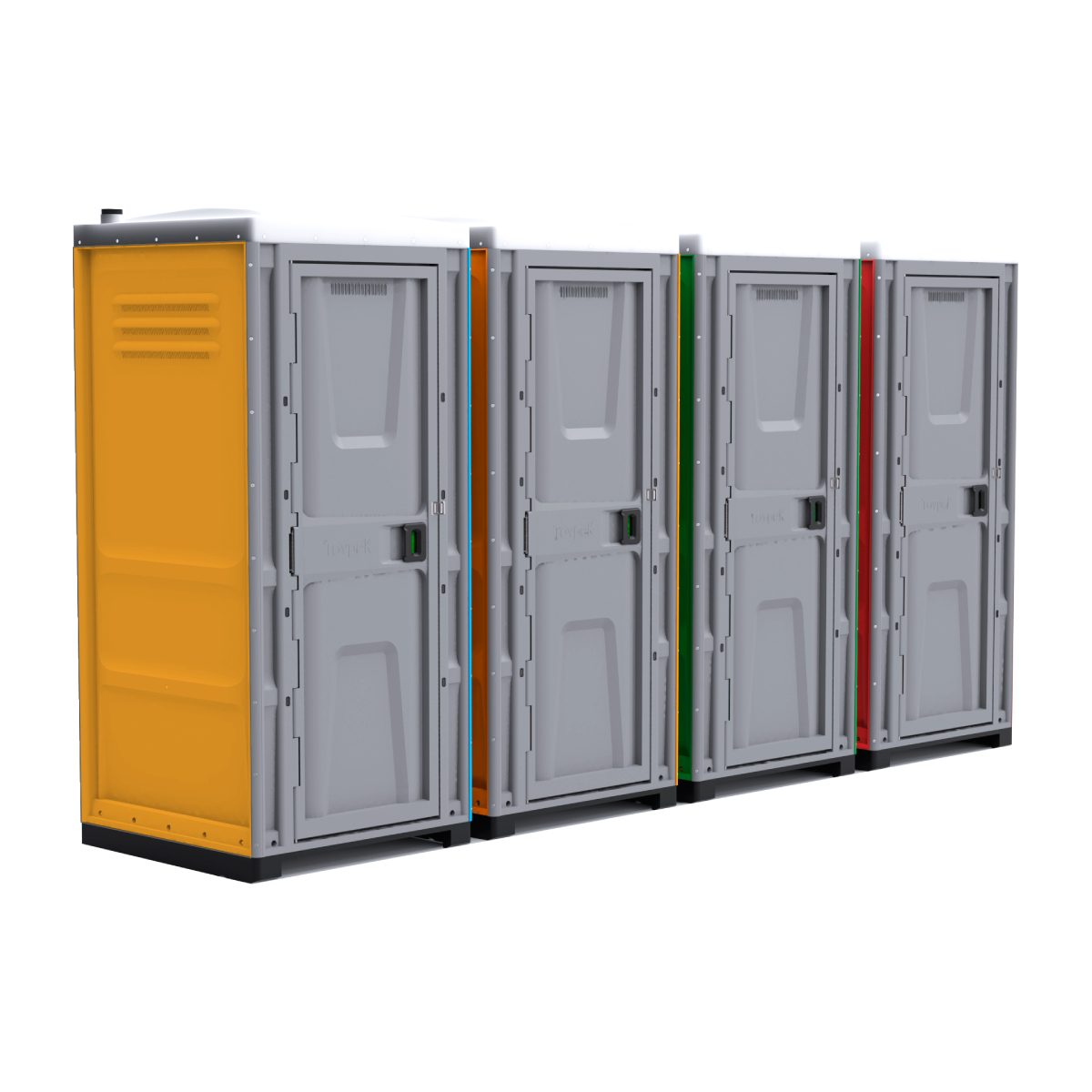 Toypek oranje oud 2 Toiletcabines