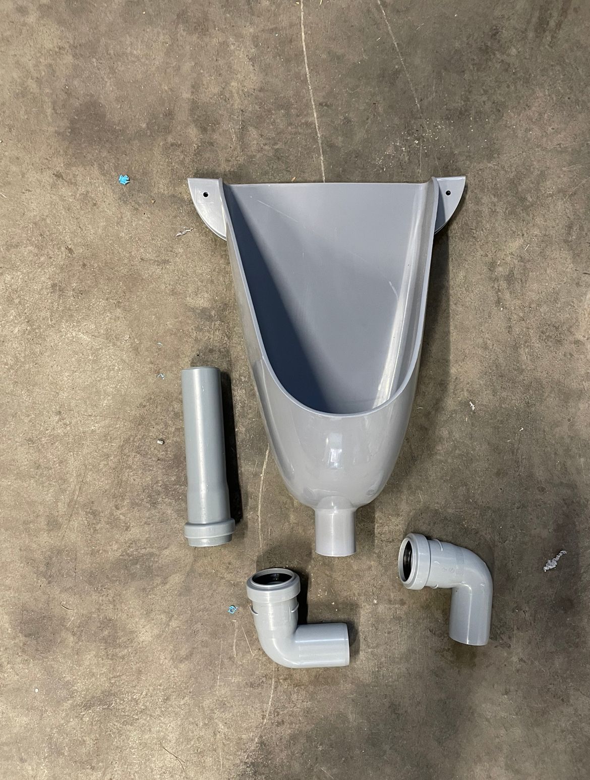 Urinoir incl. leidingwerk Urinoir mobiele toiletten inclusief leidingwerk