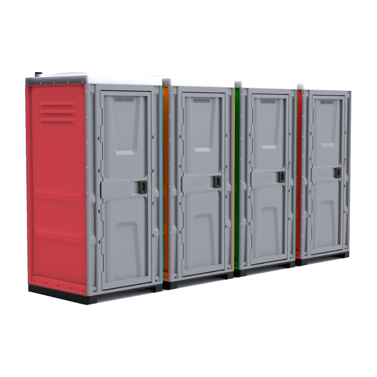 Toypek oud rood 7 Mobiele toiletten kopen