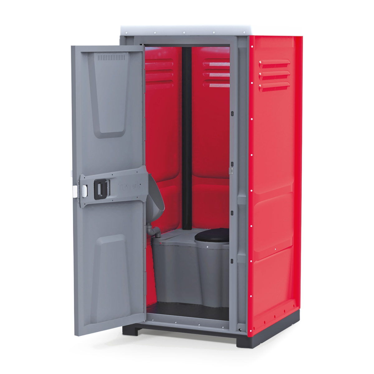 Toypek rood oud 2 Toypek toiletcabine