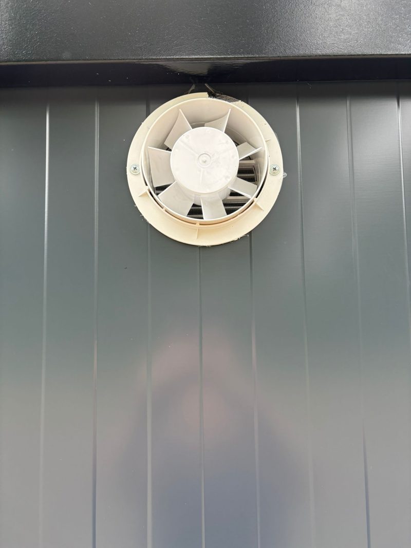 Toiletunit Ventilatie