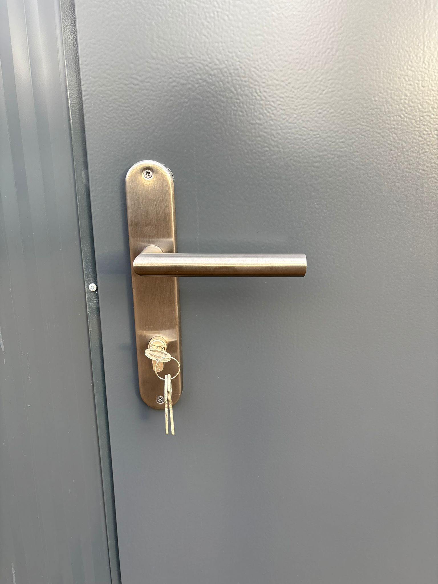 Deurklink toilet en douche unit Deurklink toilet + douche unit
