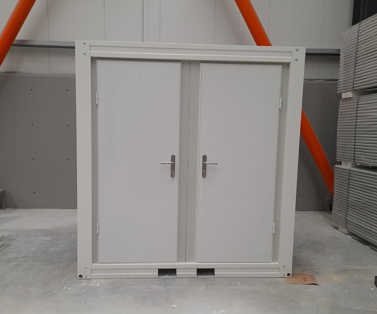 Dichte deur witte dubbele toilet unit Badkamer unit kopen