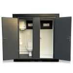 Toilet + douche unit voorzijde luxe