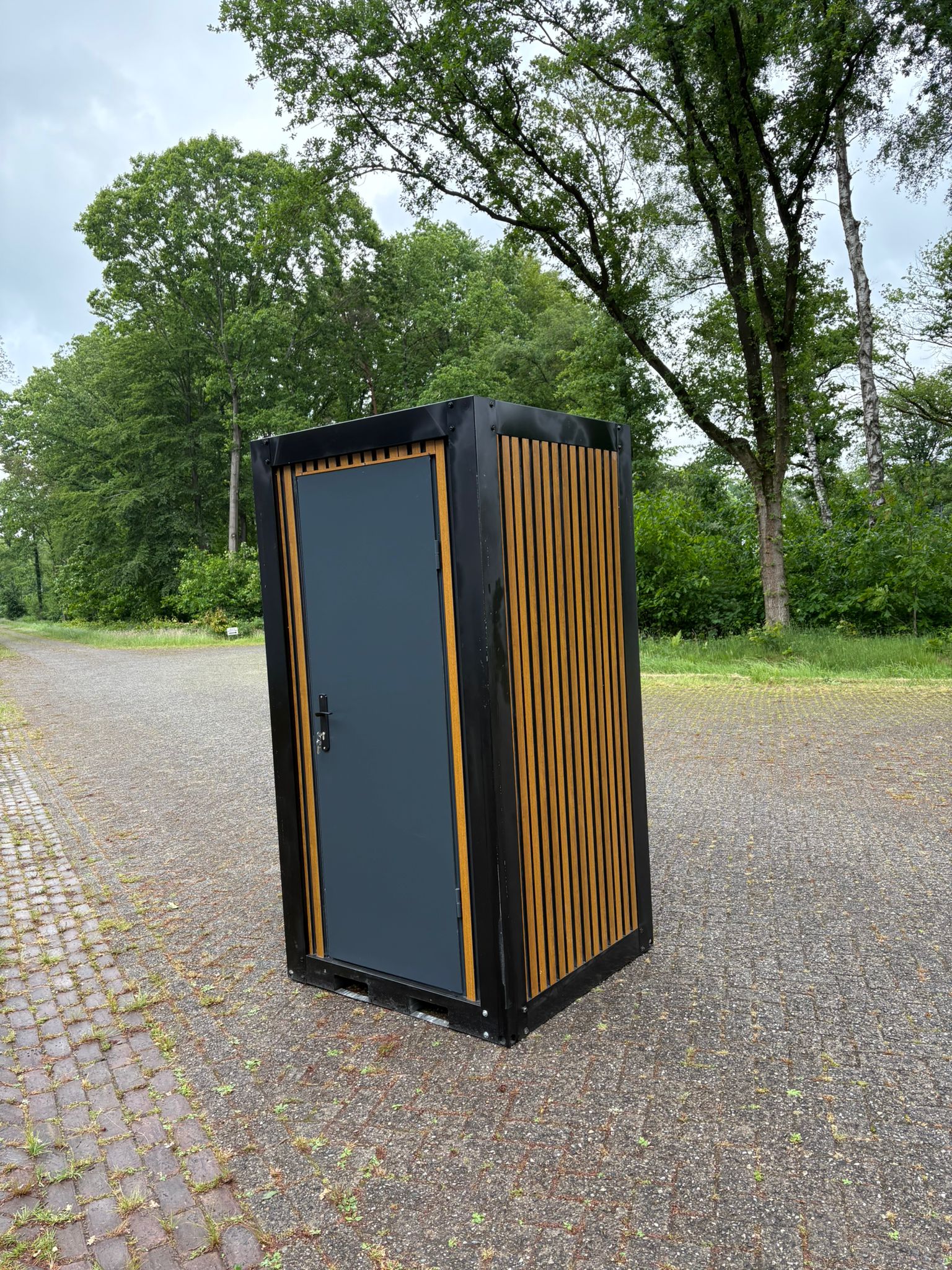 Toilet unit foto 2 Houten wc unit