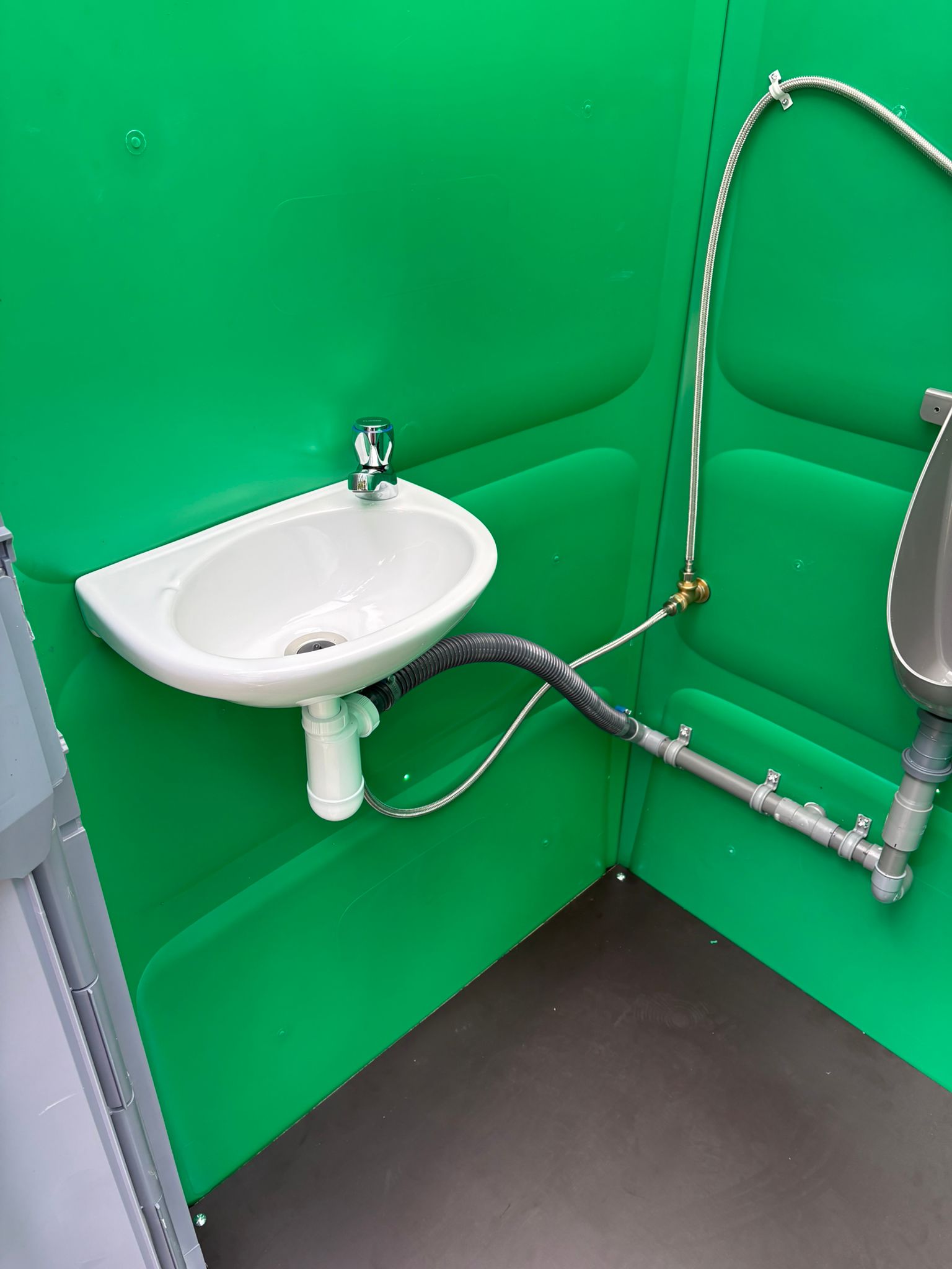 Urinoir unit binnenzijde Urinoir unit groen