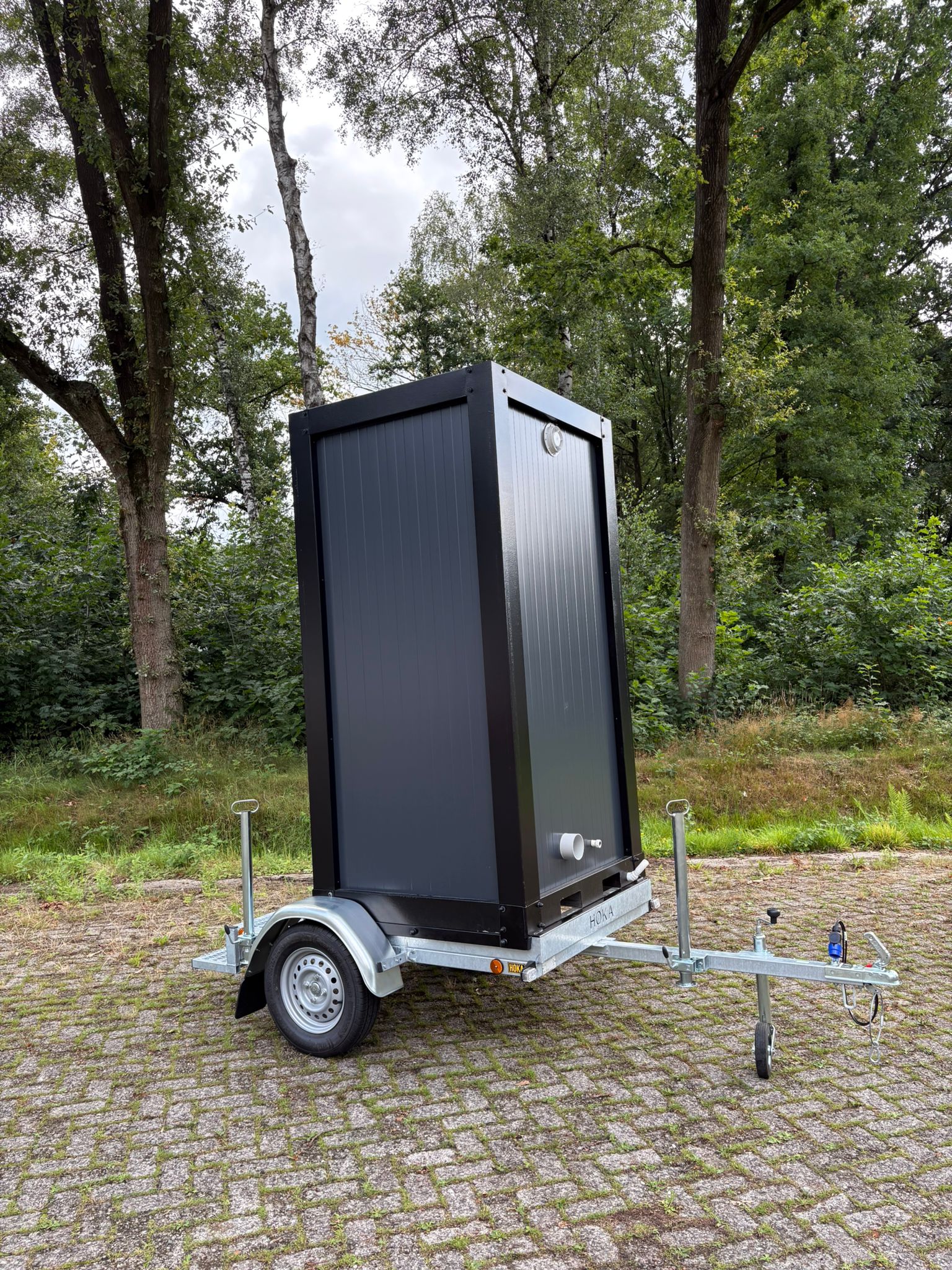 Toiletaanhanger met stabilisatiepoten Dixi toiletaanhanger kopen
