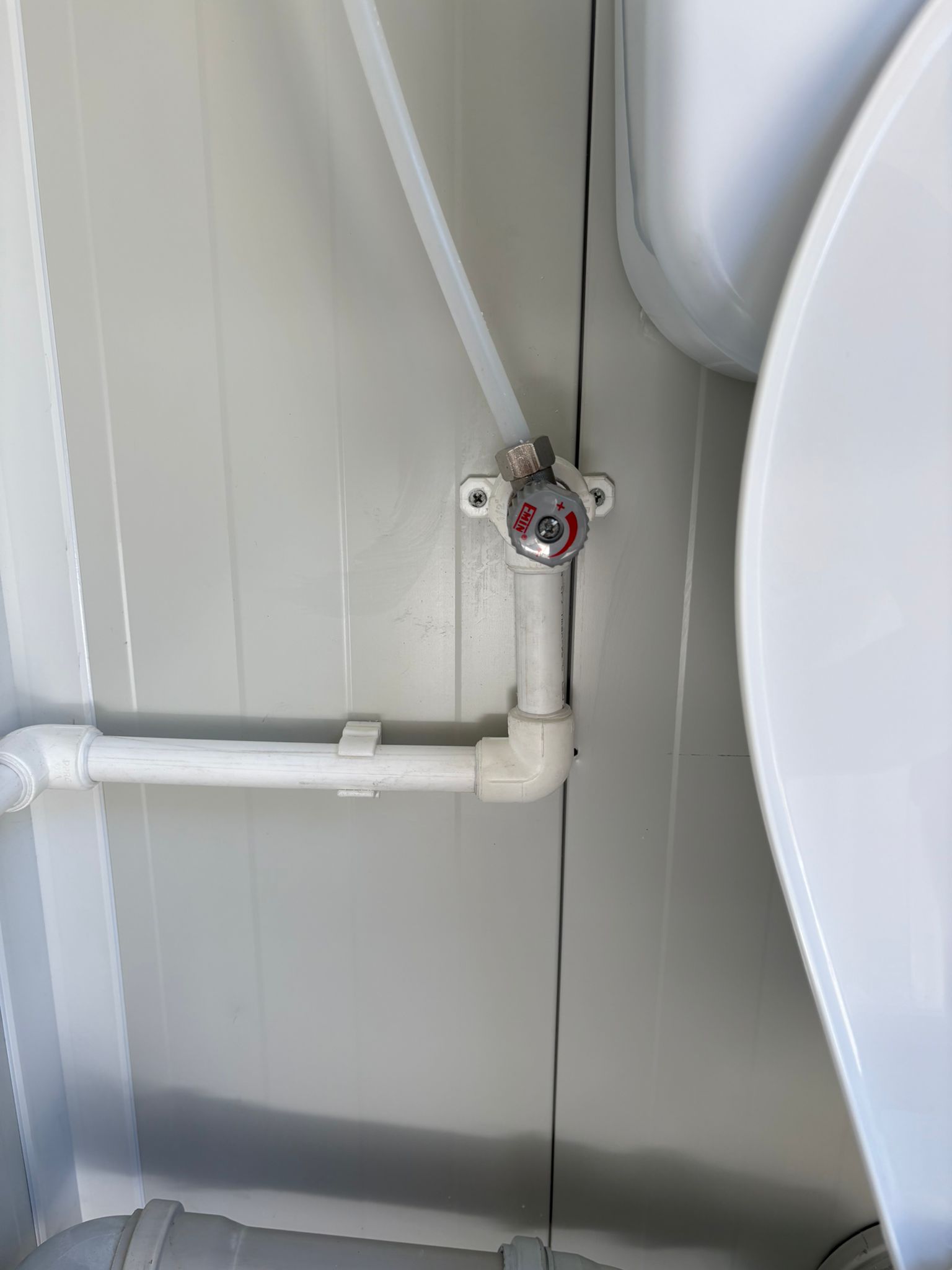 Afsluiter toilet Afsluiter voor prive sanitair