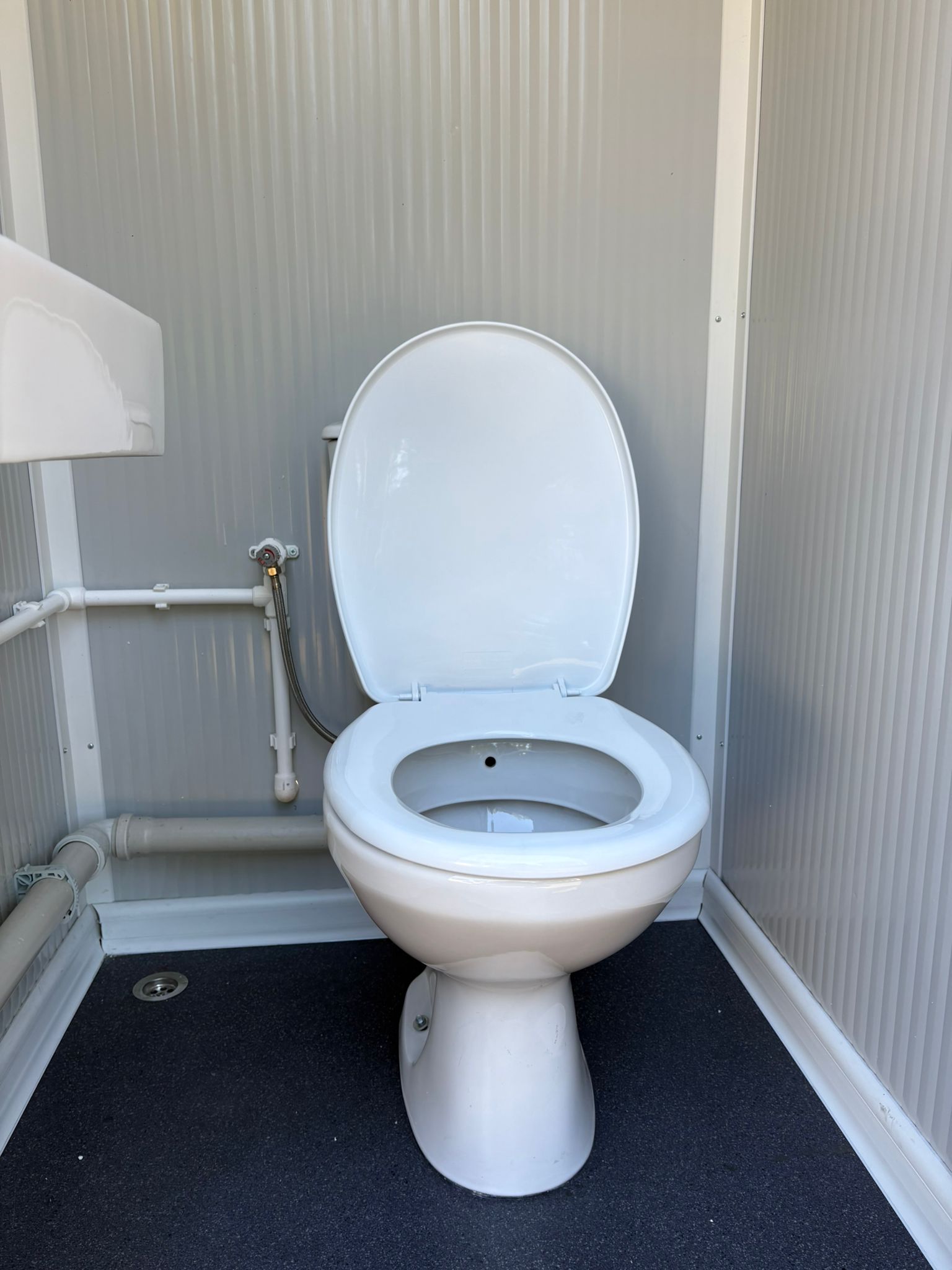 Toiletpot toilet unit Toilet in een toilet unit