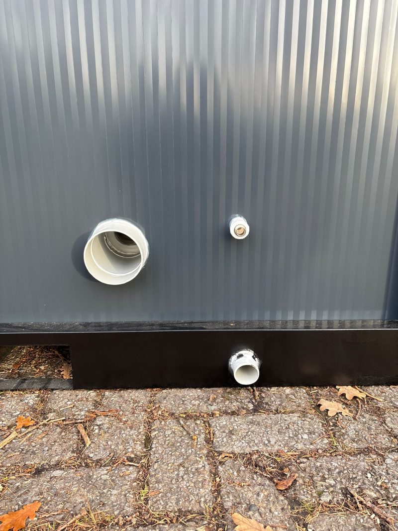 Aansluitingen achterzijde toilet