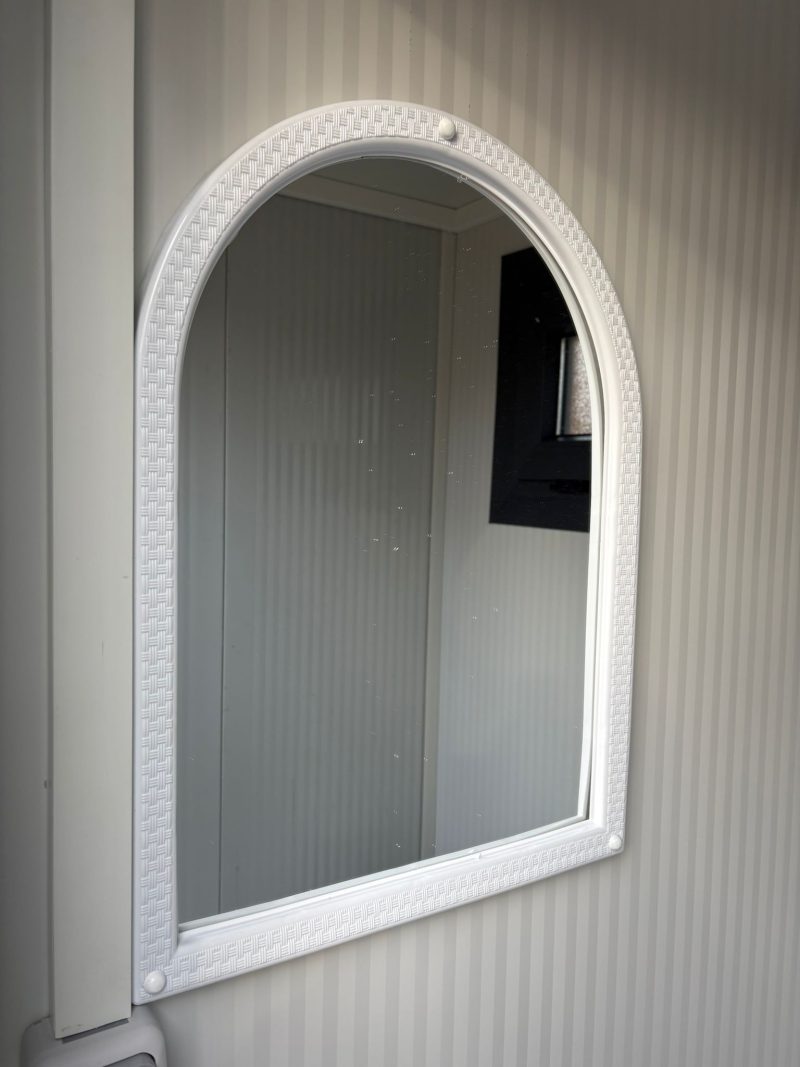 Spiegel dubbel toilet unit