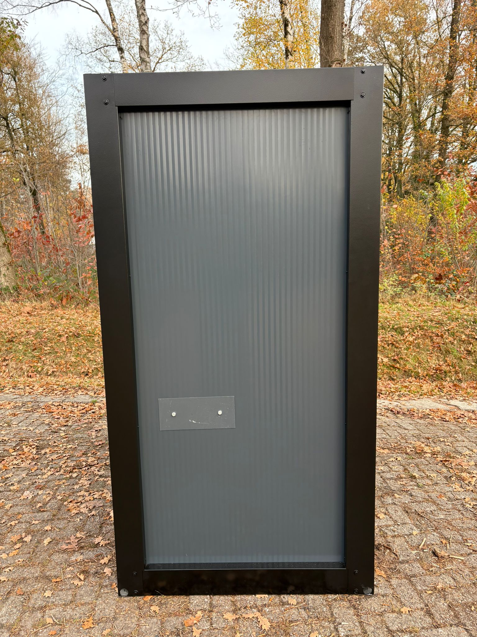 Zijkant glad dubbel toilet unit Gladde zijde buitenzijde Dubbel toilet unit