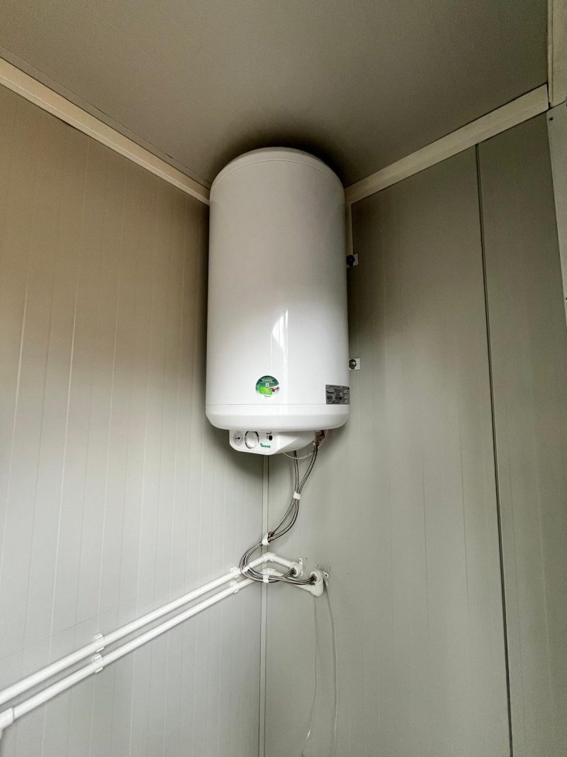 Boiler binnnenzijde technische ruimtes