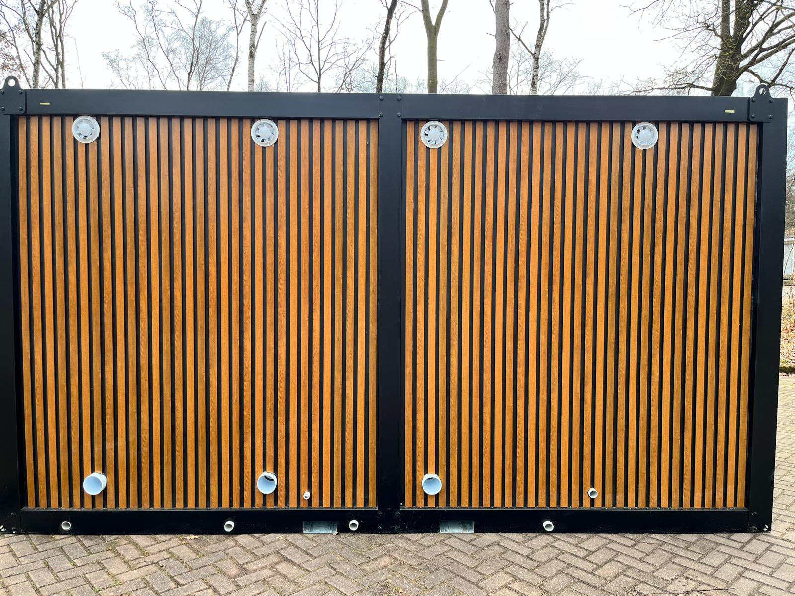 Buitenkant achterkant overzicht foto