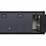 Badkamer unit voor op een camping