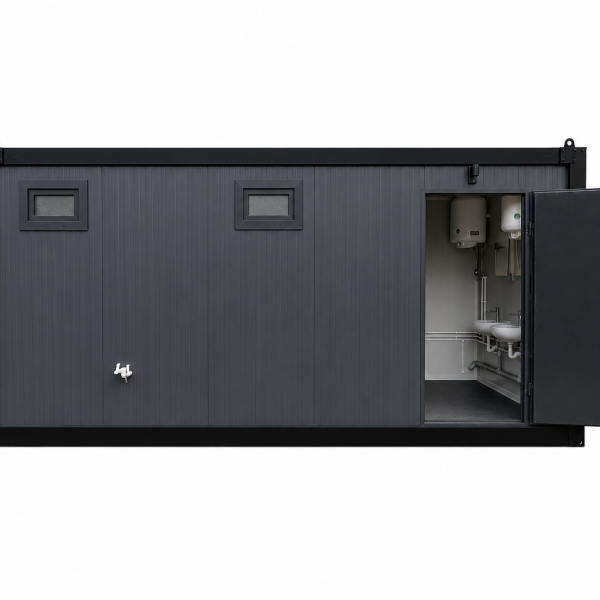 Badkamer unit voor op een camping